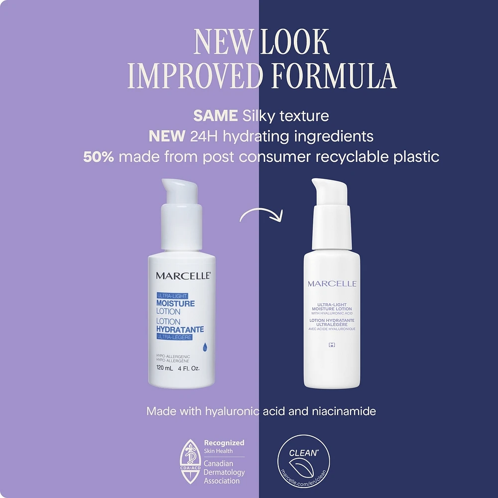 Ultra-Light 24h Moisture Lotion with Hyaluronic Acid & Niacinamide