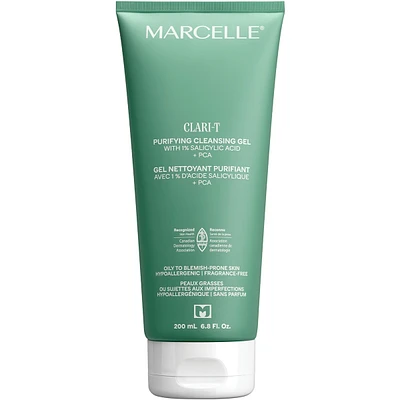 Clari-T Purifying Cleansing Gel with 1% Salicylic Acid + PCA