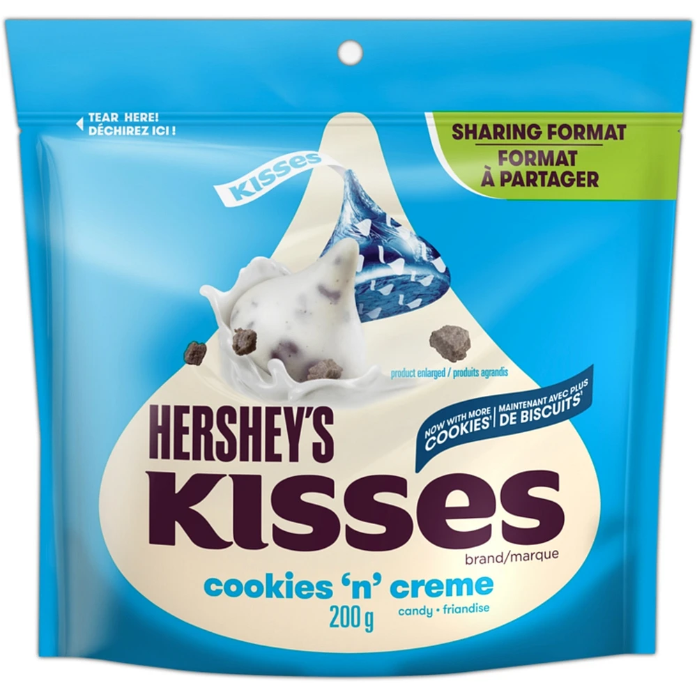 Friandises Kisses aux biscuits et à la crème
