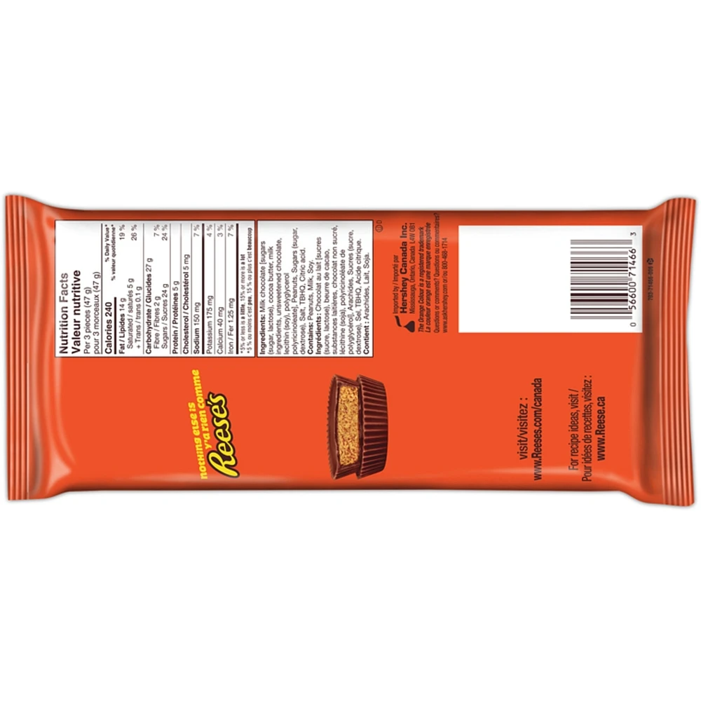 Chocolate, Peanut Butter Cups Snack Sized Candy