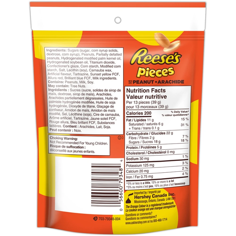 Chocolate, Reese  Pieces with Peanut Pouch