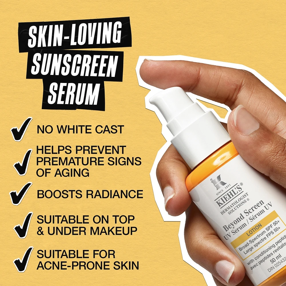 Beyond Screen® UV Serum SPF 50+ Facial Sunscreen with Collagen Peptide