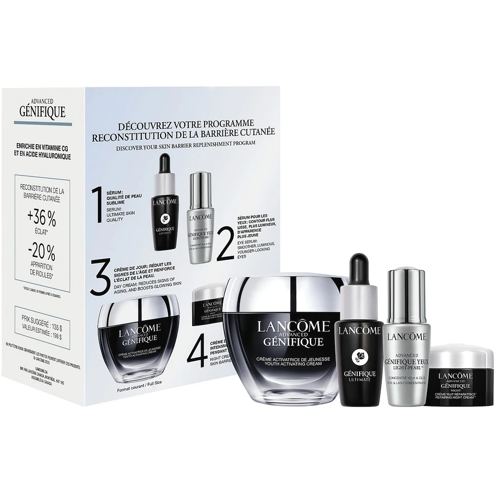 Advanced Génifique Youth Activating Cream Routine Set