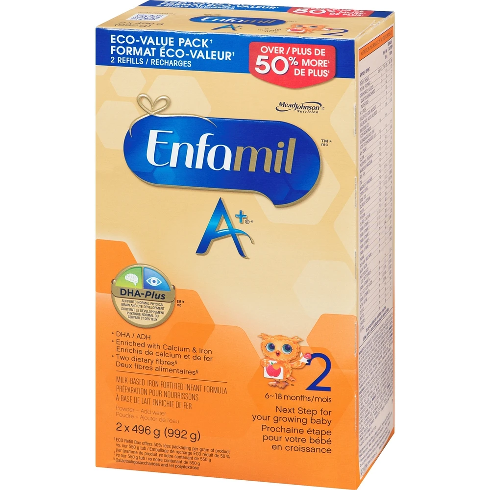 Enfamil A+ 2 Baby Formula Powder Refill