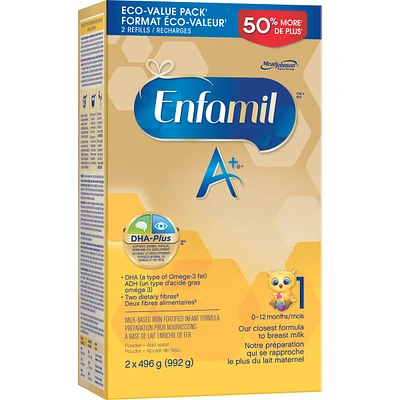 Enfamil A+, Powder Refill Box, 992 Gr