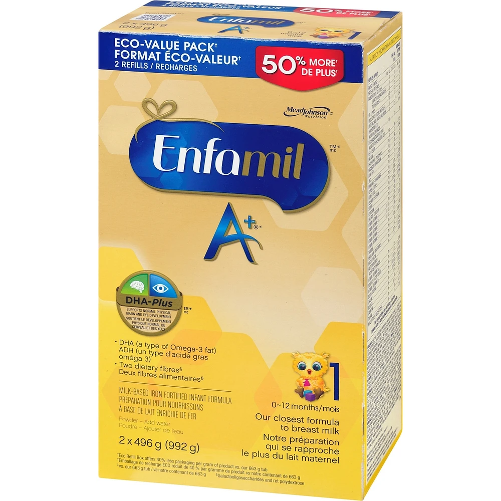Enfamil A+, Powder Refill Box, 992 Gr