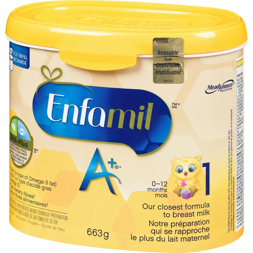 Enfamil A+, Powder Tub, 663 Gr
