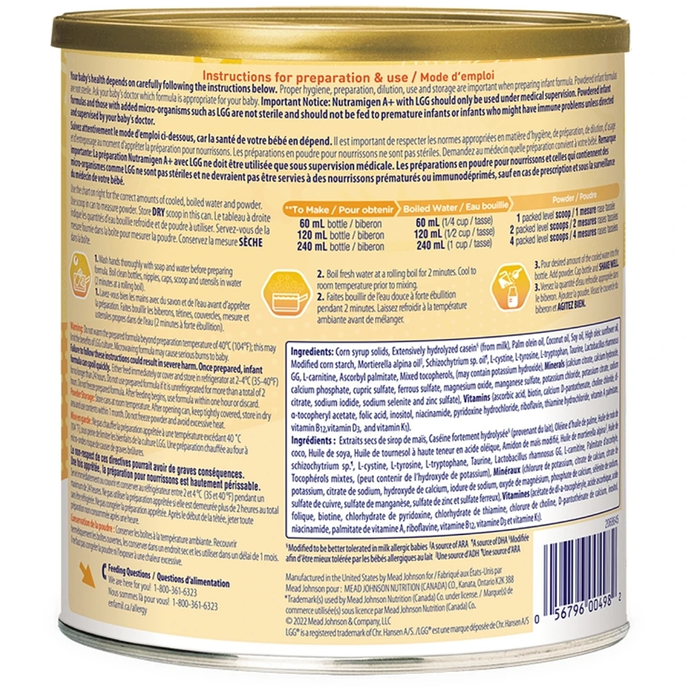 Nutramigen® A+® with LGG®, POWDER TUB, 561g