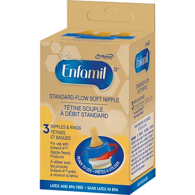 Enfamil Standard-Flow Soft Nipples