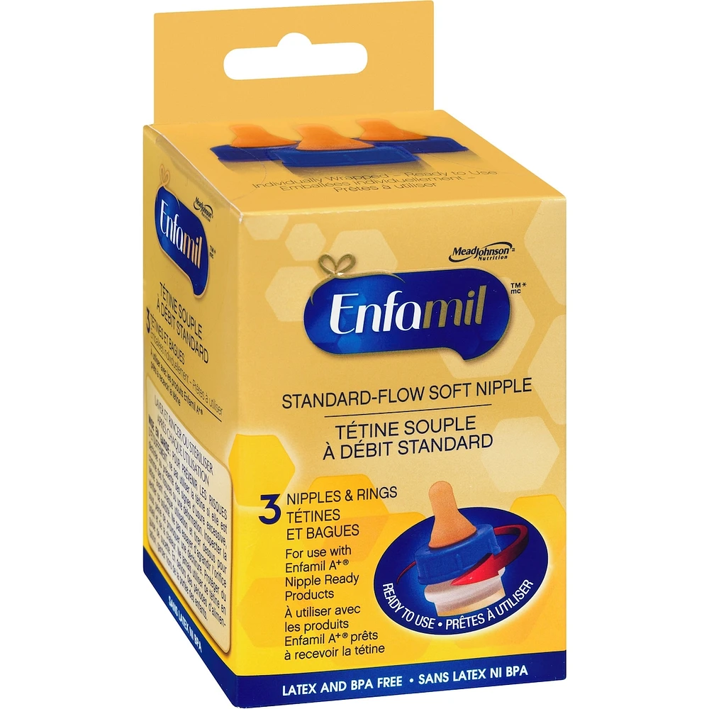 Enfamil Standard-Flow Soft Nipples