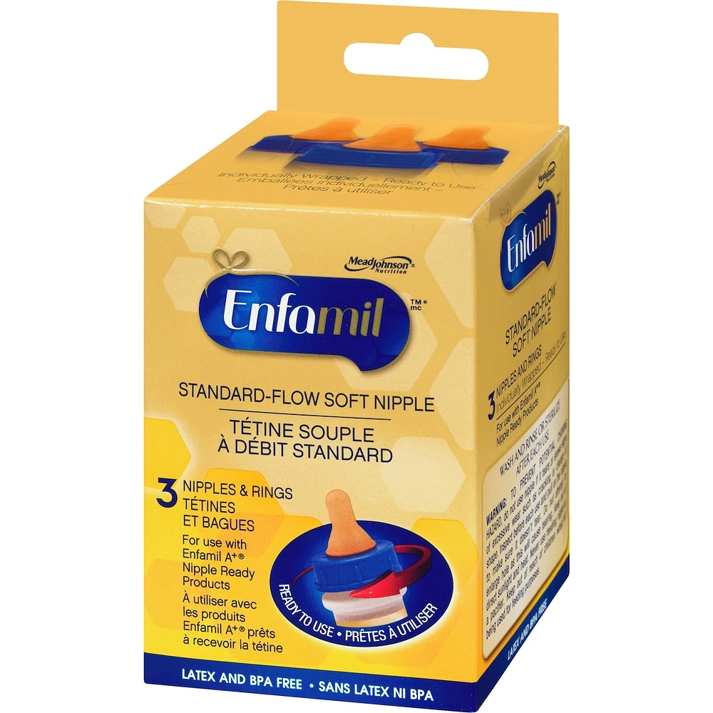 Enfamil Standard-Flow Soft Nipples