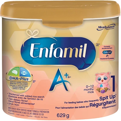 Enfamil A+ for Frequent Spit Up Baby Formula Powder Tub