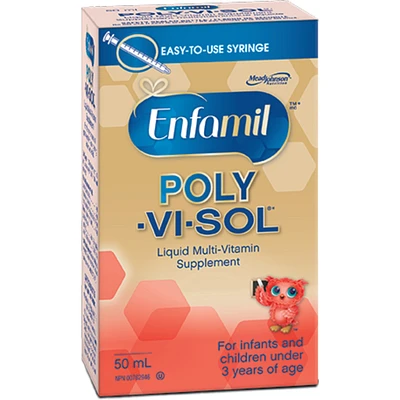 Enfamil® POLY-VI-SOL® Liquid Multi-Vitamin Supplement, 50mL