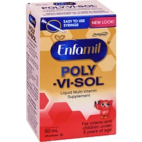 Enfamil® POLY-VI-SOL® Liquid Multi-Vitamin Supplement, 50mL