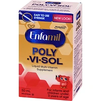 Enfamil® POLY-VI-SOL® Liquid Multi-Vitamin Supplement, 50mL