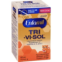 Enfamil® TRI-VI-SOL Liquid Multi-Vitamin Supplement of VItamins A, D and C, 50mL