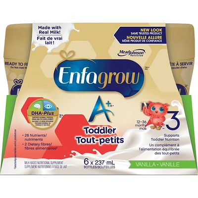 Toddler & Child Nutritional Drink, Ready to Feed