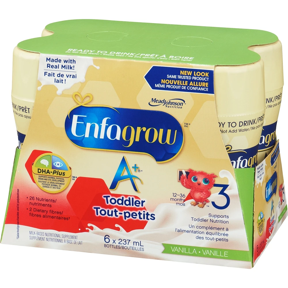 Toddler & Child Nutritional Drink, Ready to Feed