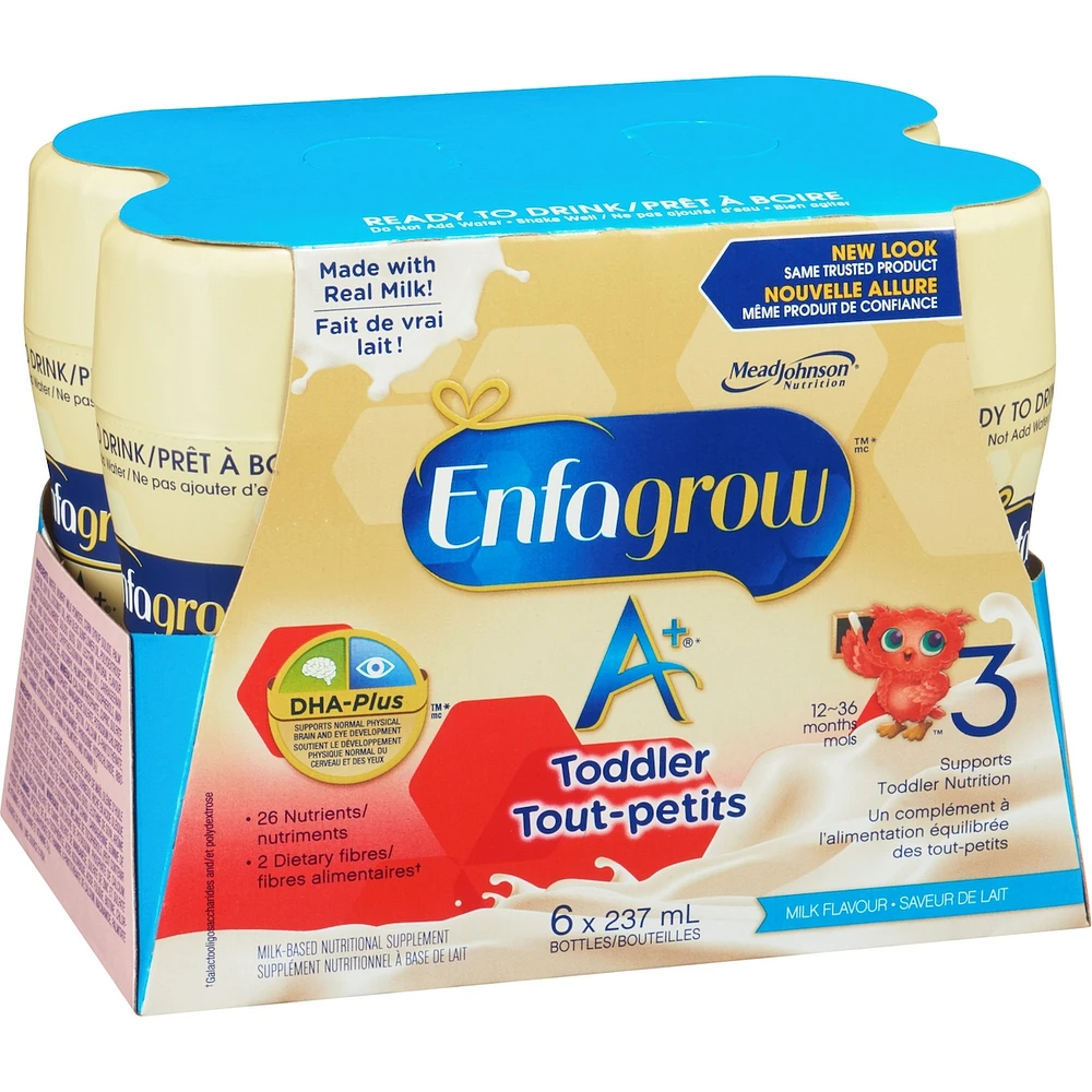 Toddler & Child Nutritional Drink, Ready to Feed, Milk Flavour