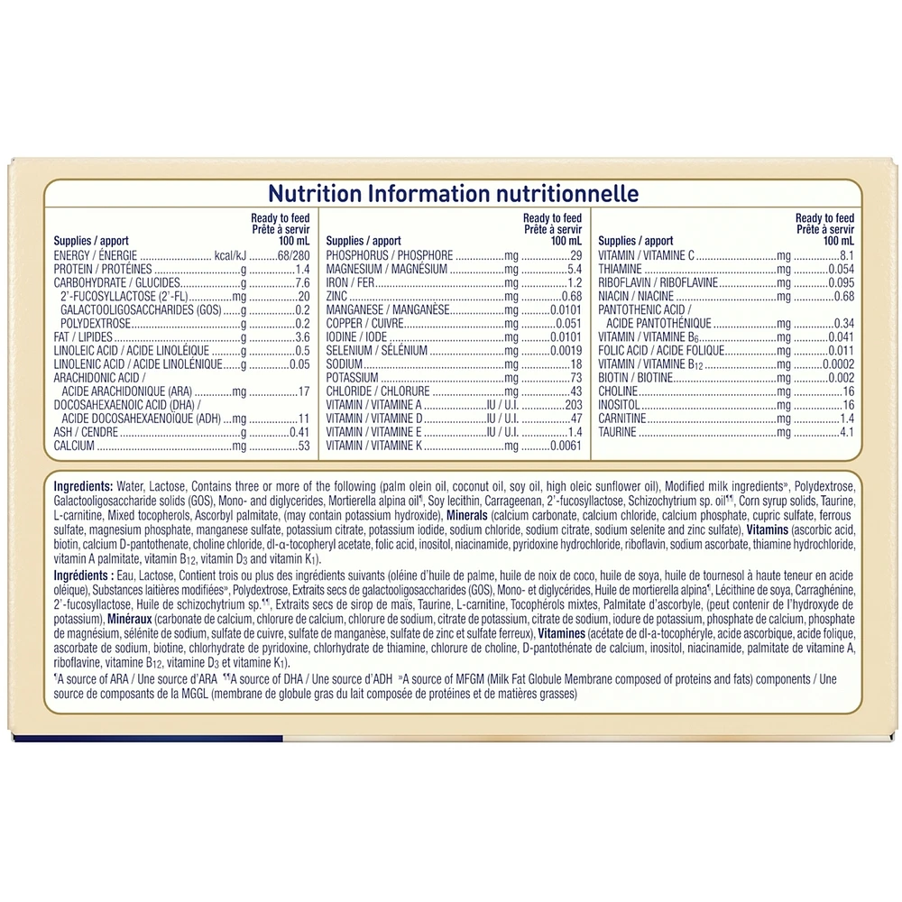 NeuroPro™, Baby Formula, 0-12 months, Ready to Feed Nursettes