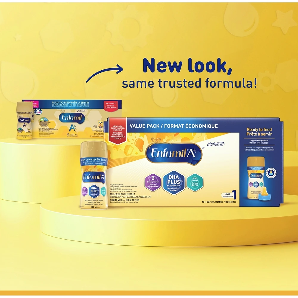 Enfamil A+, Ready-to-feed, 237ml , 18 Pk