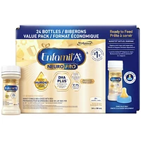 NeuroPro™, Baby Formula, 0-12 months, Ready to Feed Nursettes, 59mL x 24ct