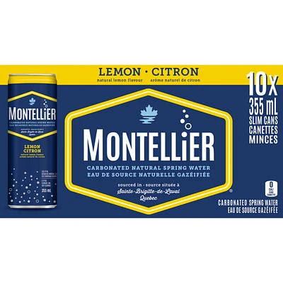 Carbonated Natural Spring Water Natural Lemon Flavour