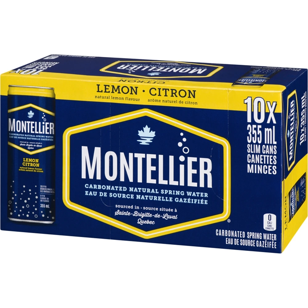 Carbonated Natural Spring Water Natural Lemon Flavour