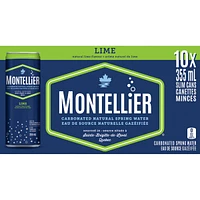 Canadian Carbonated Natural Spring Water Lime
