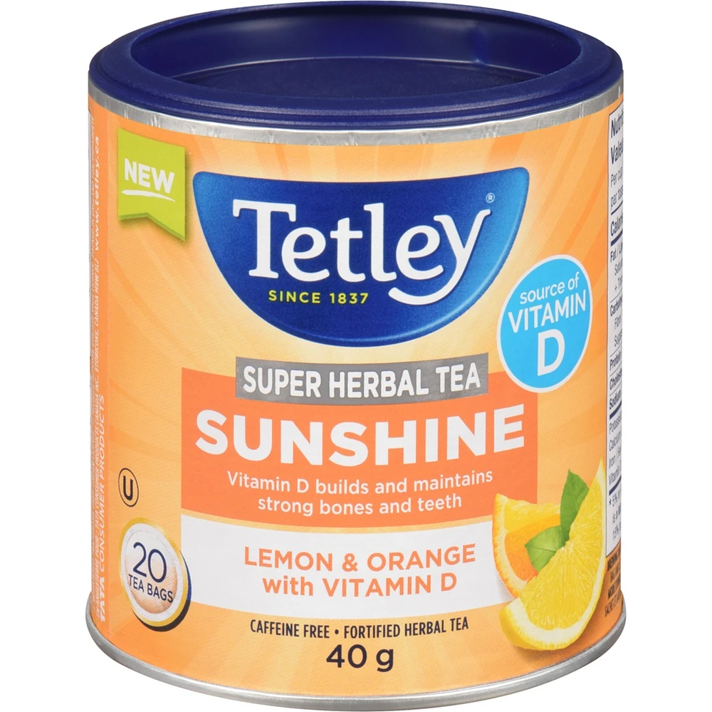 Super Herbal Tea Sunshine Lemon & Orange With Vitamin D