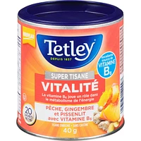 Super Herbal Tea-Boost Peach Ginger Dan with Vitamin B6