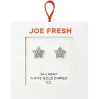 24K Dip Pave Star Ear Cs