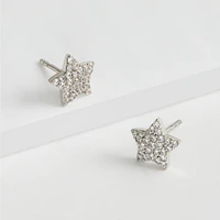 24K Dip Pave Star Ear Cs