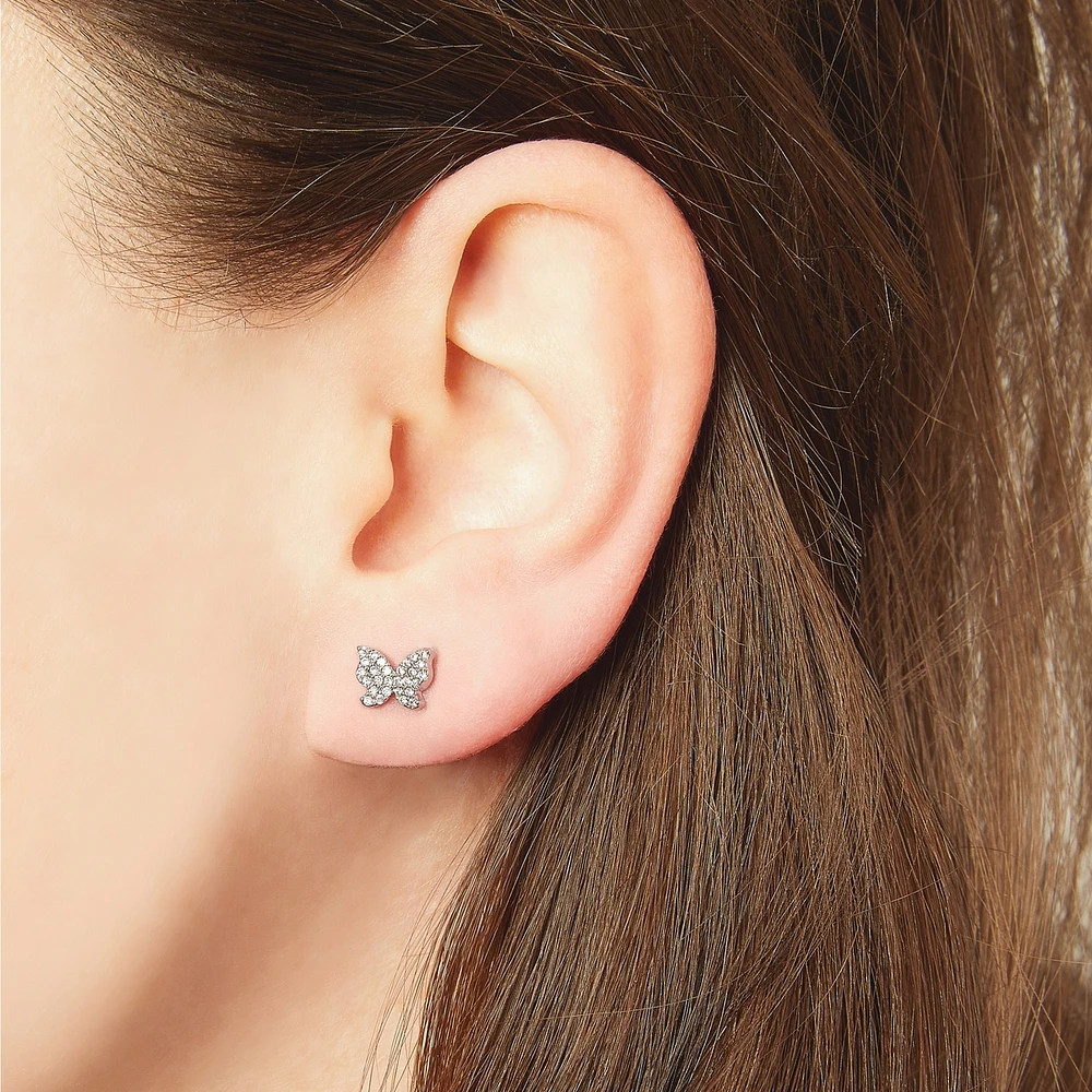 24K Dip Butrfly Ear Cs