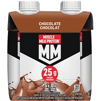 Muscle Milk Protein Shake Chocolate 4x330mL