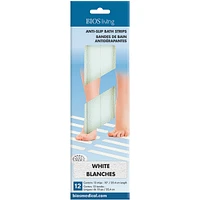 Self-Adhesive Anti-Slip Strips - White