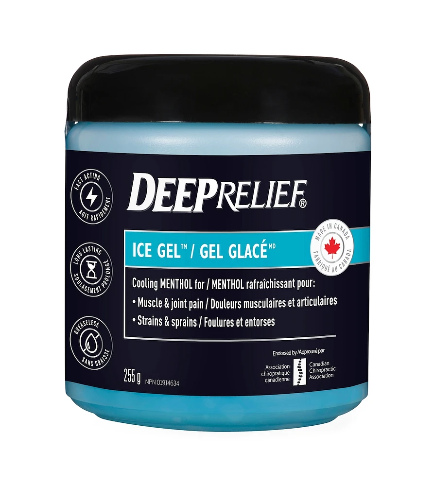 Ice Gel, Muscle and Joint Pain Relief, Reduces Inflammation