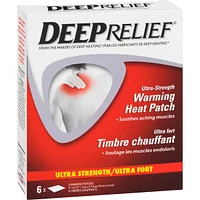 Warming Heat Pain Relief Patch, Extra Strength, Helps Relieve Backaches & Muscle Pain