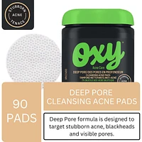 Tampons anti-acné nettoyants en profondeur avec acide salicylique, pour l'acné tenace, pour les points noirs et les pores visibles