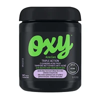 Triple Action Cleansing Acne Pads with Salicylic Acid, For Mild Acne, For Frequent Recurring Breakouts