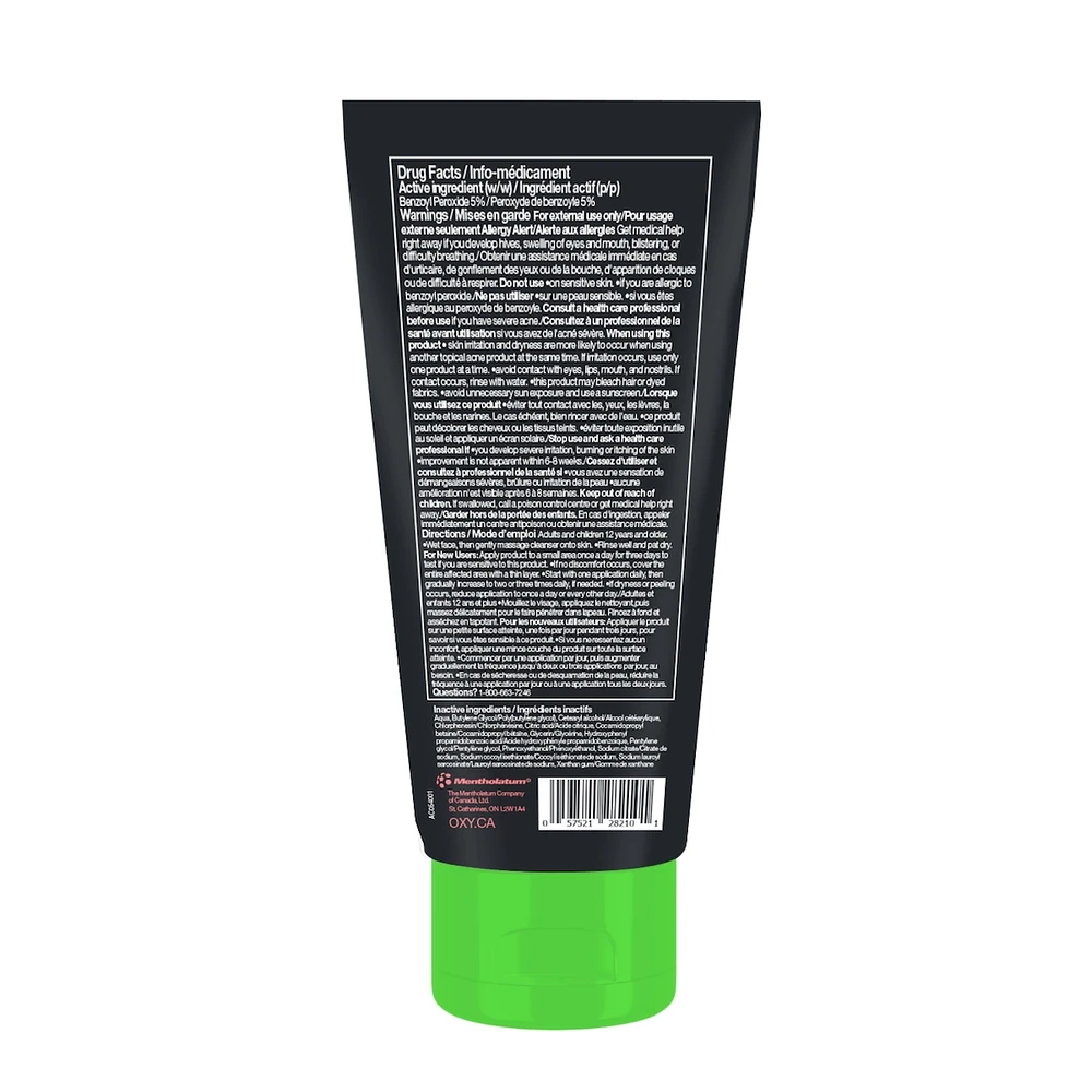 Emergency Acne Vanishing Facial Cleanser - 5% Benzoyl Peroxide – Stubborn Acne Control - Helps Treat, and Prevent Breakouts – Allows Skin to Heal - Fragrance Free - Dermatologist Tested