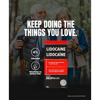 Lidocaine By Deep Relief, Numbing Pain Relief Gel