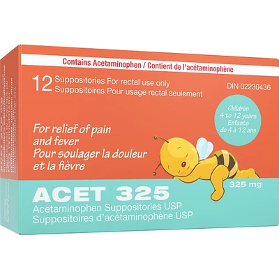 ACET 325mg Suppositories