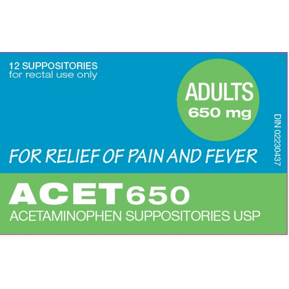ACET 650mg Suppositories