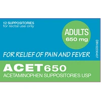 ACET 650mg Suppositories