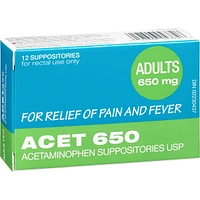 ACET 650mg Suppositories