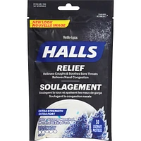 Halls Relief Mentho-Lyptus Extra Strong Menthol
