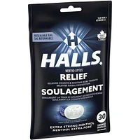 Halls Relief Mentho-Lyptus Extra Strong Menthol