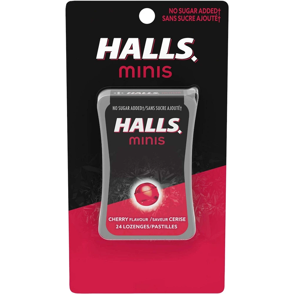 Minis No Sugar Added Cherry Flavour Cough Drops