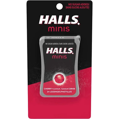 Minis No Sugar Added Cherry Flavour Cough Drops